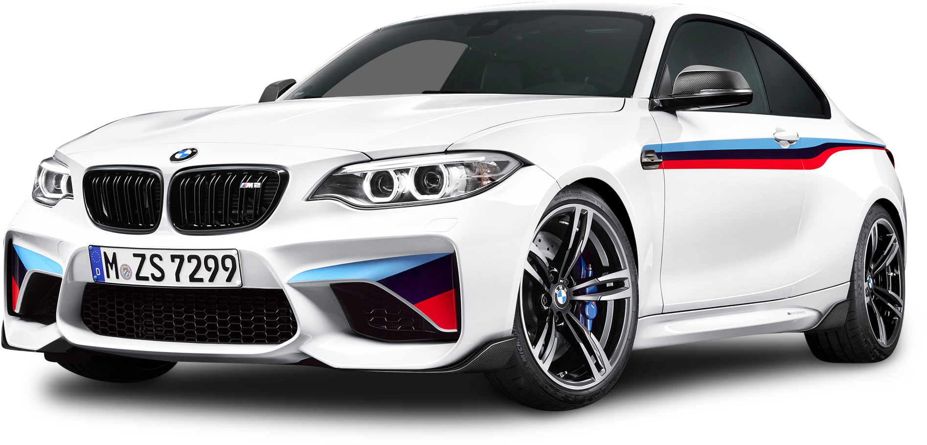 White luxury car
